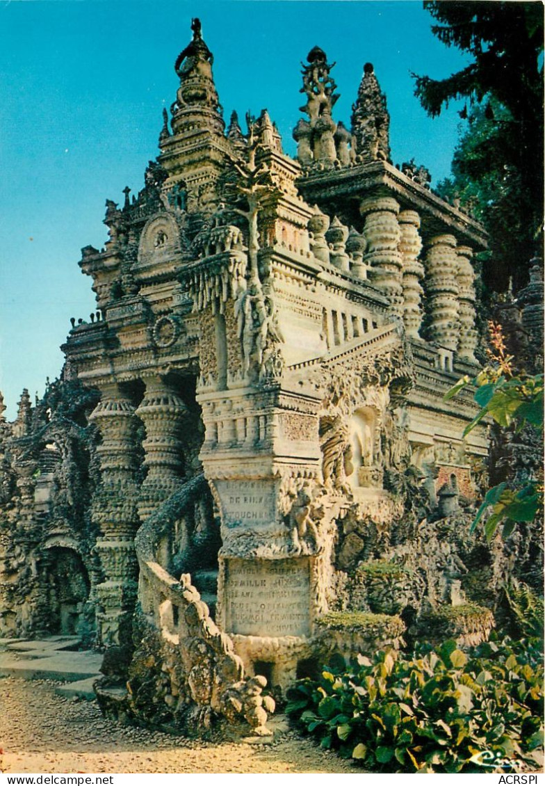  HAUTERIVES Le Palais Ideal Travail D Un Seul Homme Angle Nord Est 4(scan Recto-verso) MC2408 - Hauterives