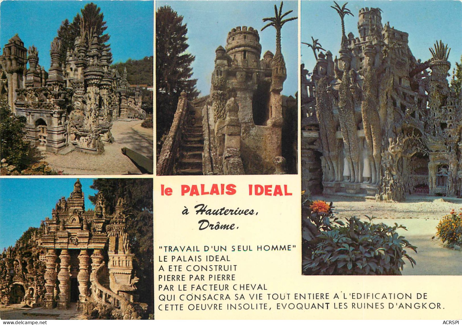  HAUTERIVES Le Palais Ideal 7(scan Recto-verso) MC2408 - Hauterives