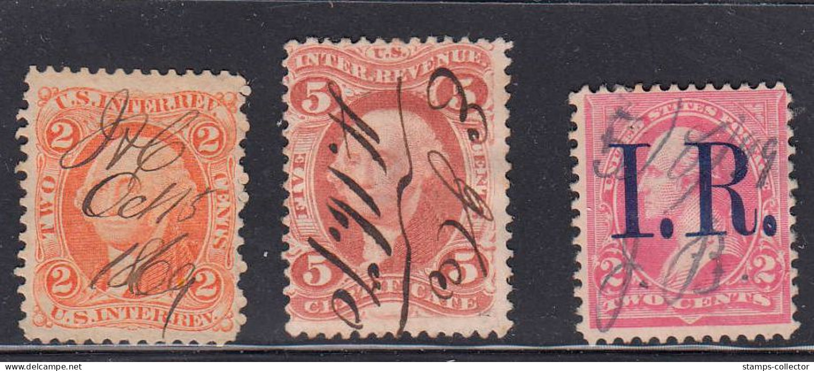 USA. 3 Revenue Stamps - Fiscal