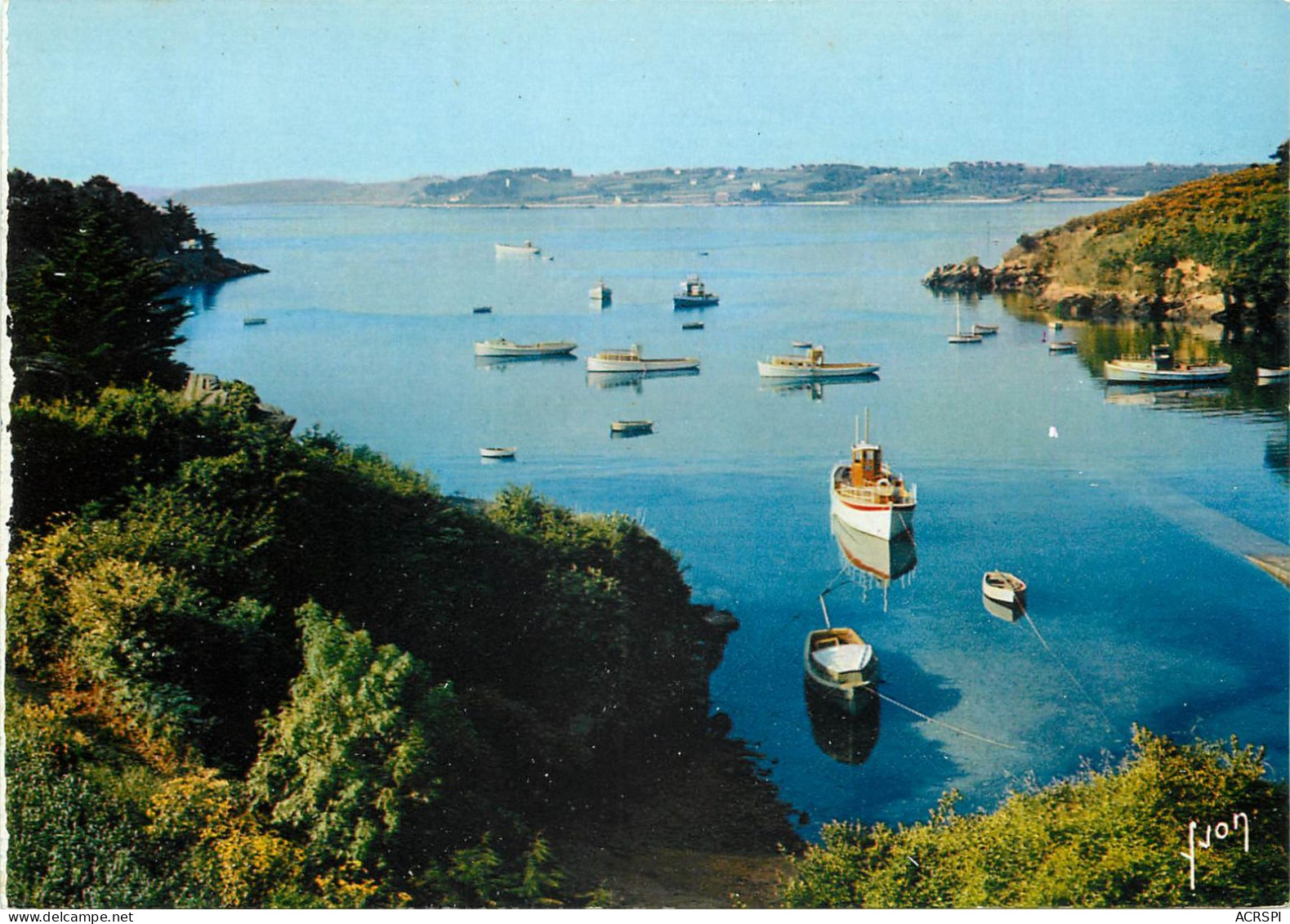 ILE DE BREHAT Le Port Clos Au Loin Pointe De L Arcouest 22(scan Recto-verso) MC2406 - Ile De Bréhat