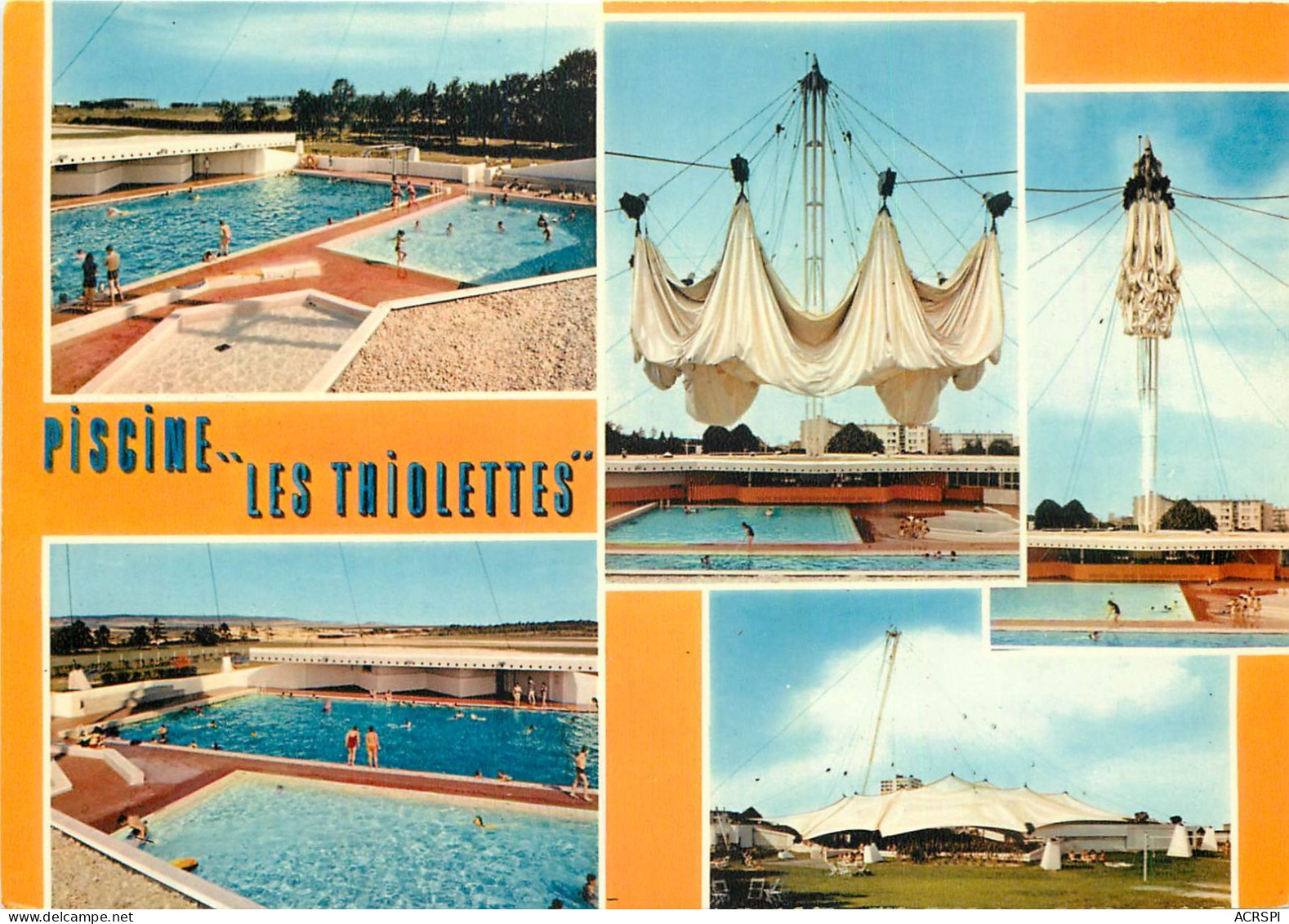 REIMS Piscine Les Thiolettes 21(scan Recto-verso) MC2404 - Reims