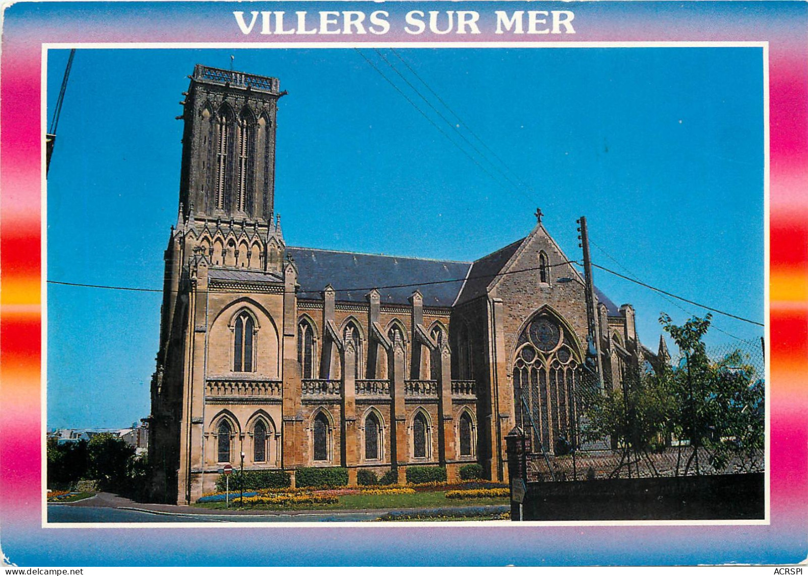 VILLIERS SUR MER L Eglise 9(scan Recto-verso) MC2401 - Villers Sur Mer