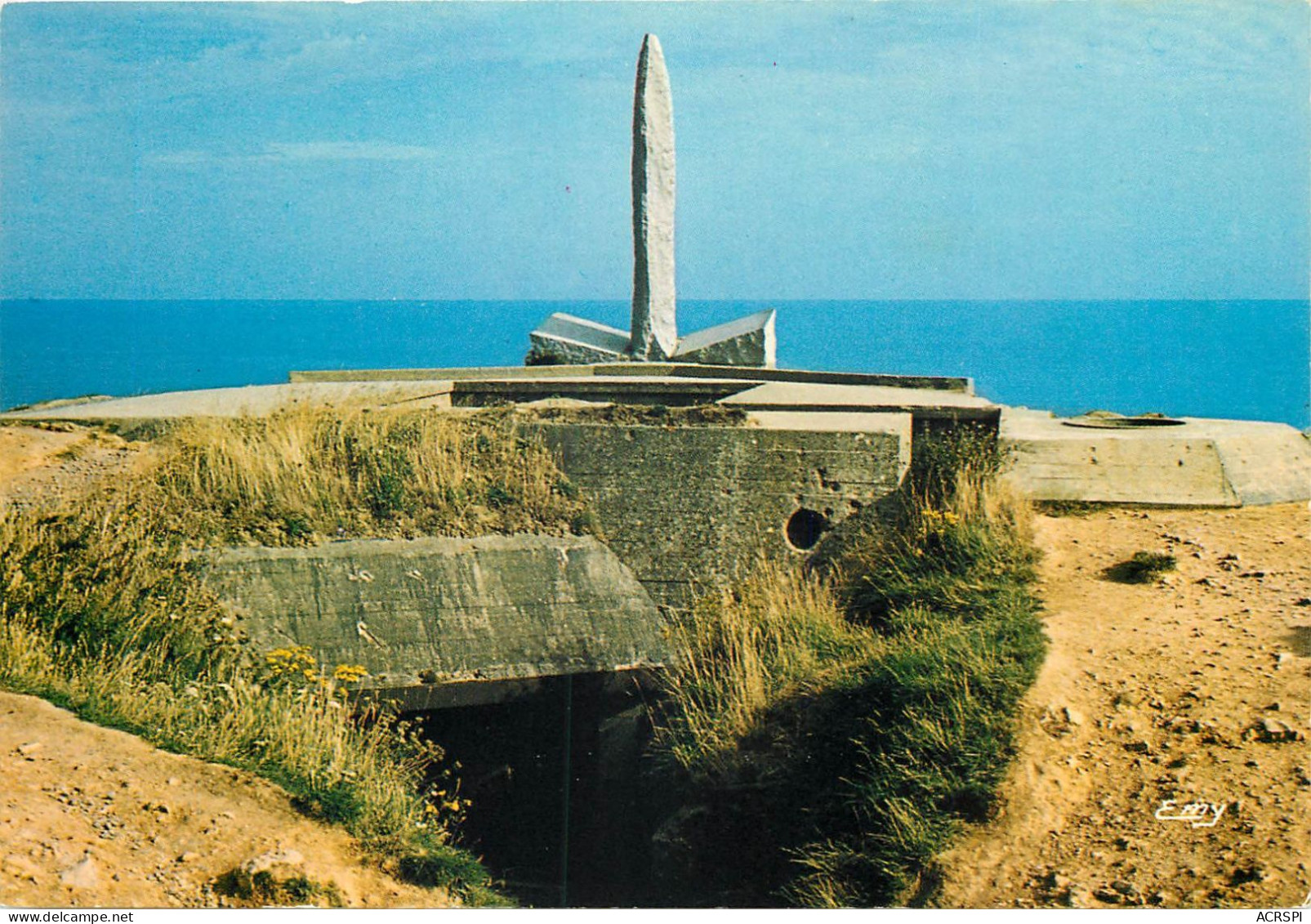 Circuit Des Plages Du Debarquement Cricqueville En Bessin La Pointe Du Hoc 13(scan Recto-verso) MC2401 - Otros & Sin Clasificación