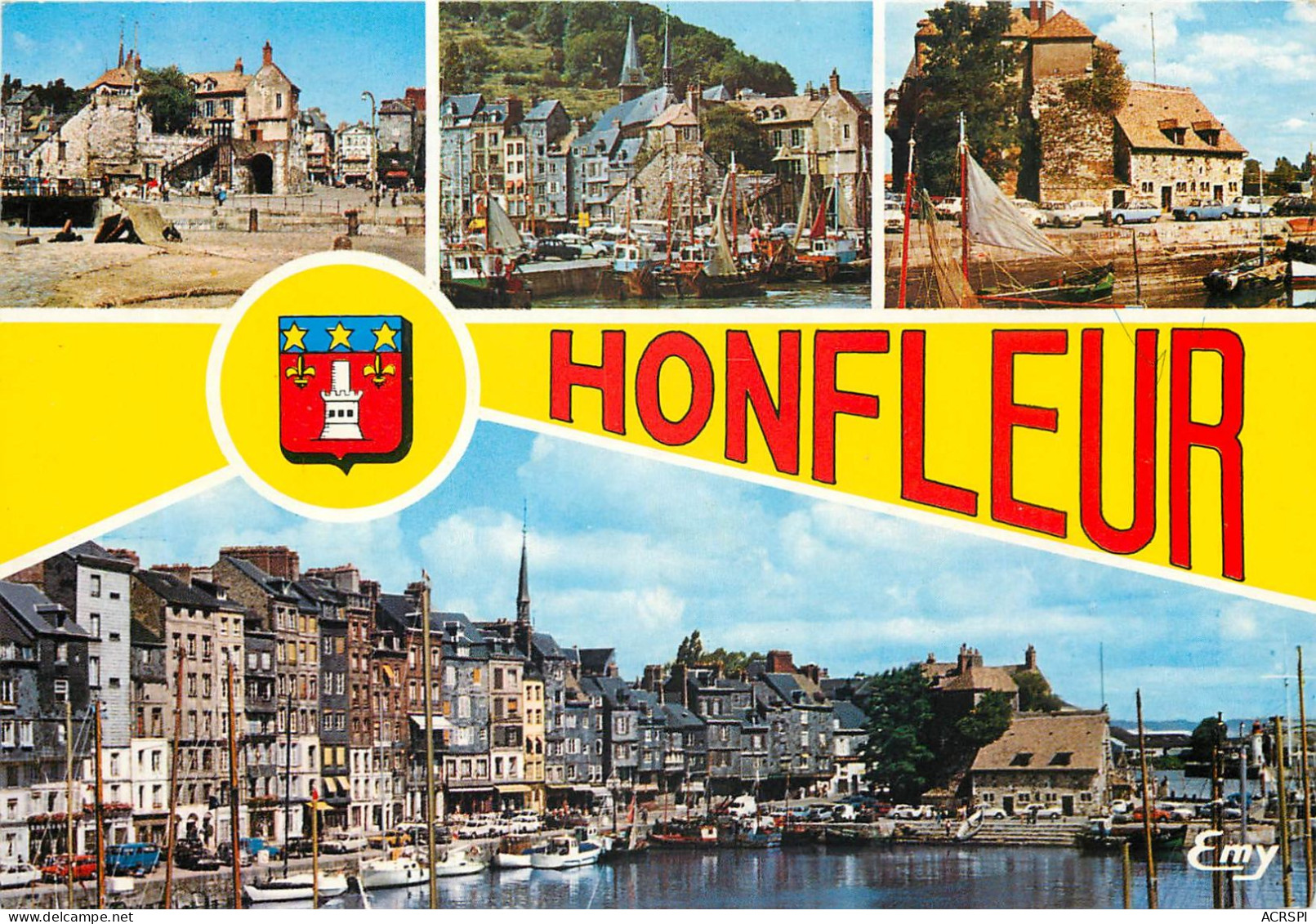 HONFLEUR LE VIEUX BASSIN La Lieutenance Et Le Quai Sainte Catherine 10(scan Recto-verso) MC2401 - Honfleur