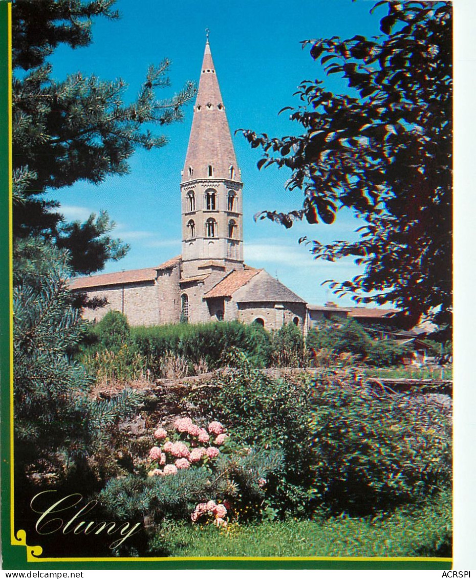 CLUNY Ville D Art Et D Histoire Eglise St Marcel 28(scan Recto-verso) MC2437 - Cluny