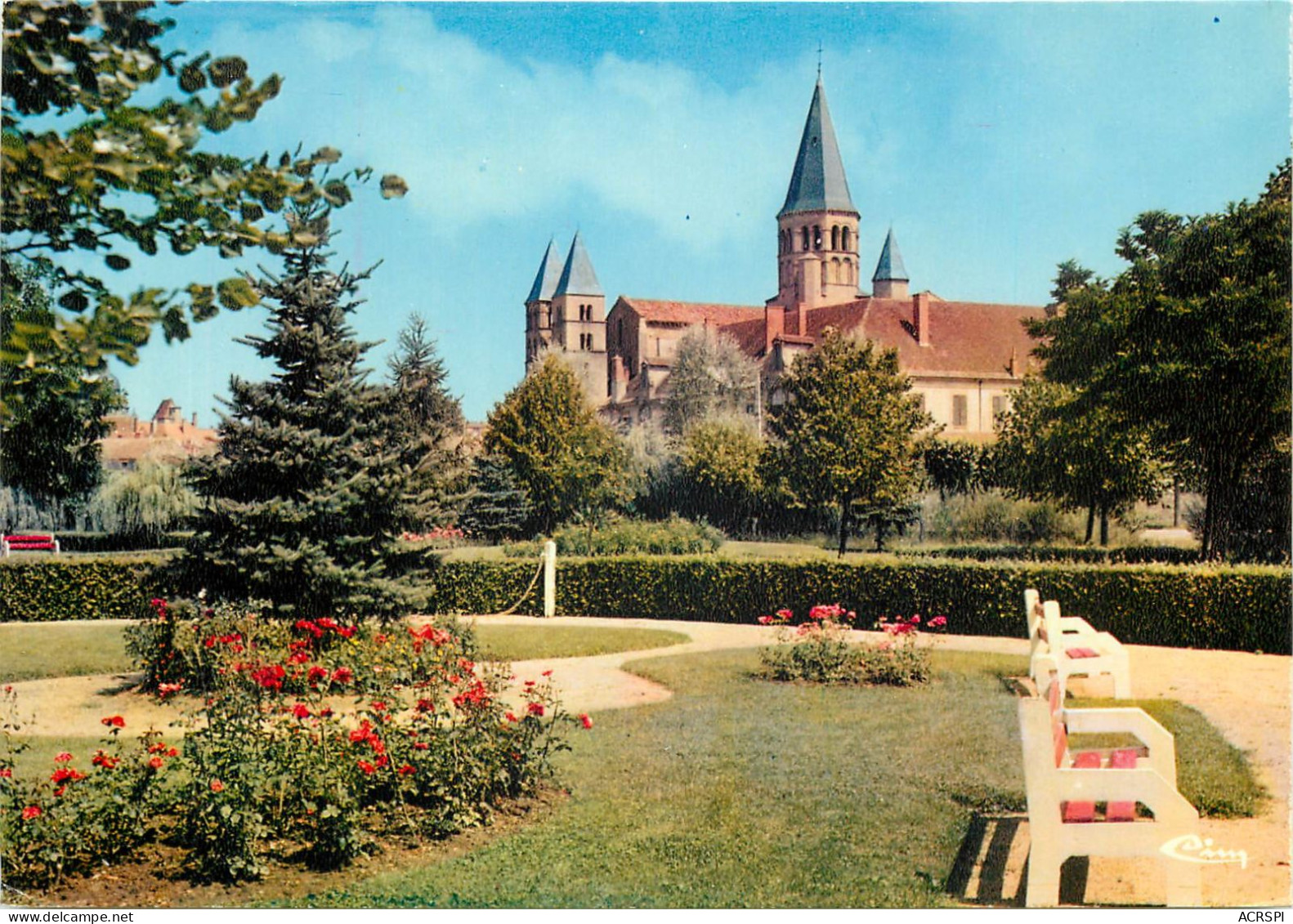 PARAY LE MONIAL La Basilique Du Sacre Coeur Vue Du Square 5(scan Recto-verso) MC2437 - Paray Le Monial