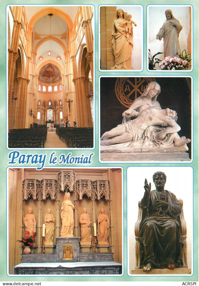 PARAY LE MONIAL La Basilique Du Sacre Coeur Chef D Oeurvre De L Art Roman Clunisien 30(scan Recto-verso) MC2434 - Paray Le Monial
