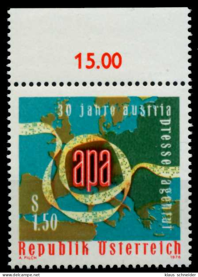 ÖSTERREICH 1976 Nr 1533 Postfrisch ORA X80563E - Ungebraucht