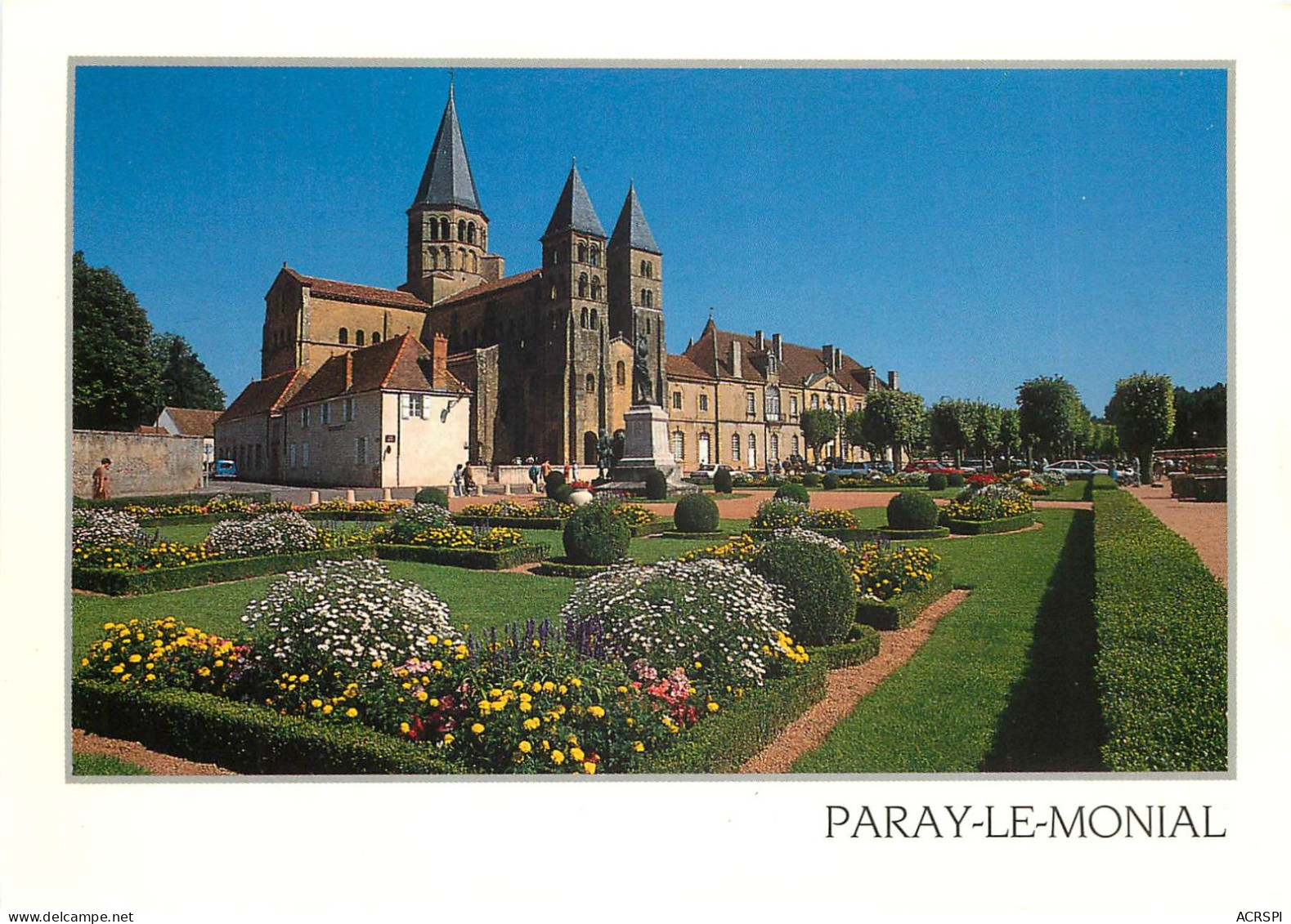 PARAY Le Monial La Basilique Du Sacre Coeur Chef D Oeuvre De L Art Roman Bourguignon 243(scan Recto-verso) MC2434 - Paray Le Monial