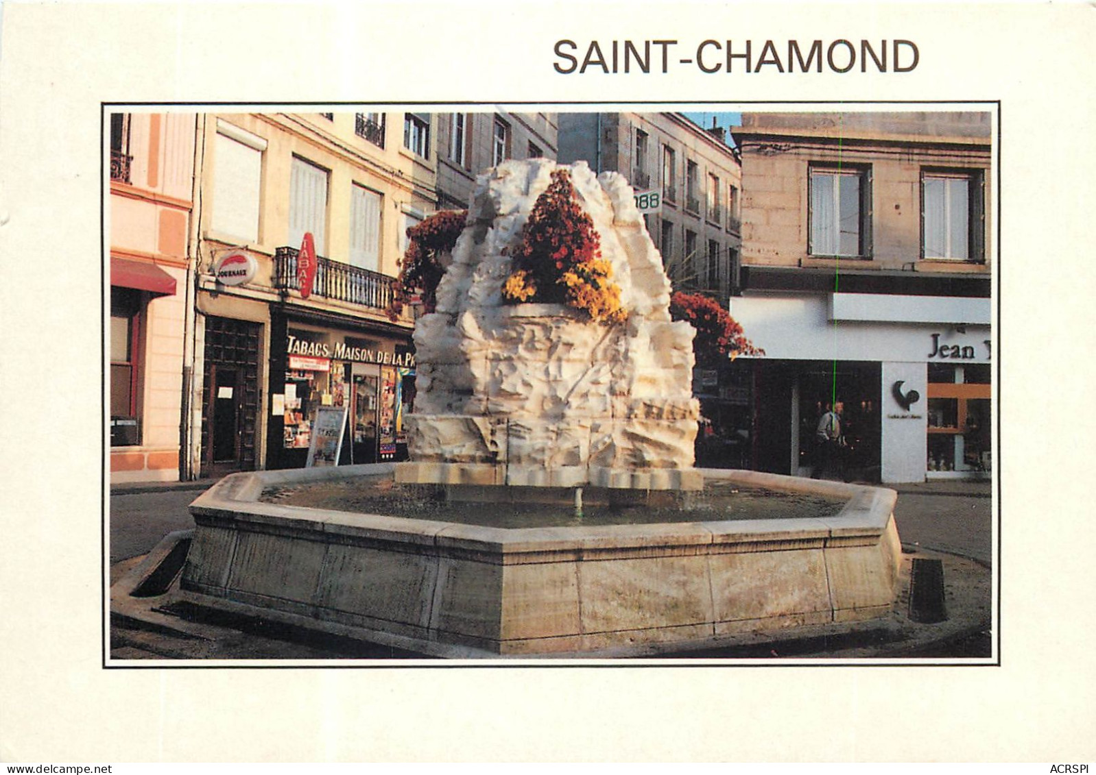 SAINT CHAMOND Fontaine Le Saut Du Gier 16(scan Recto-verso)MC2433 - Saint Chamond