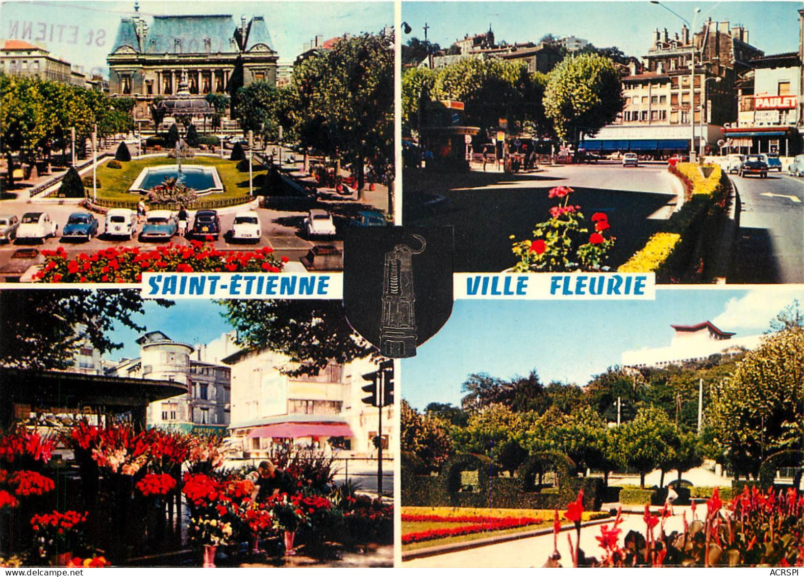 SAINT ETIENNE Ville Fleurie 8(scan Recto-verso)MC2433 - Saint Etienne