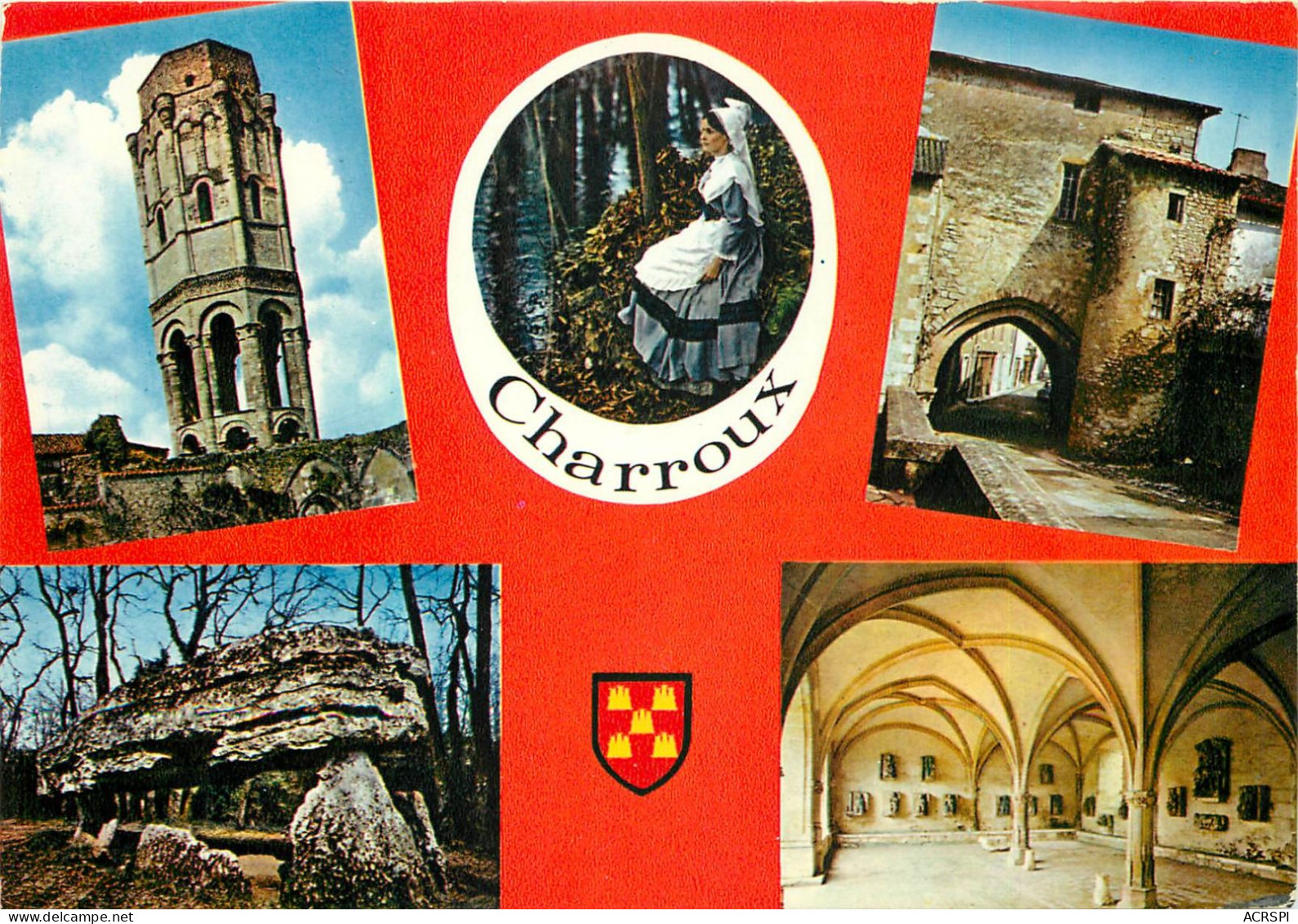 CHARROUX La Tour De Charlemagne Vieux Porche 11(scan Recto-verso) MC2431 - Charroux