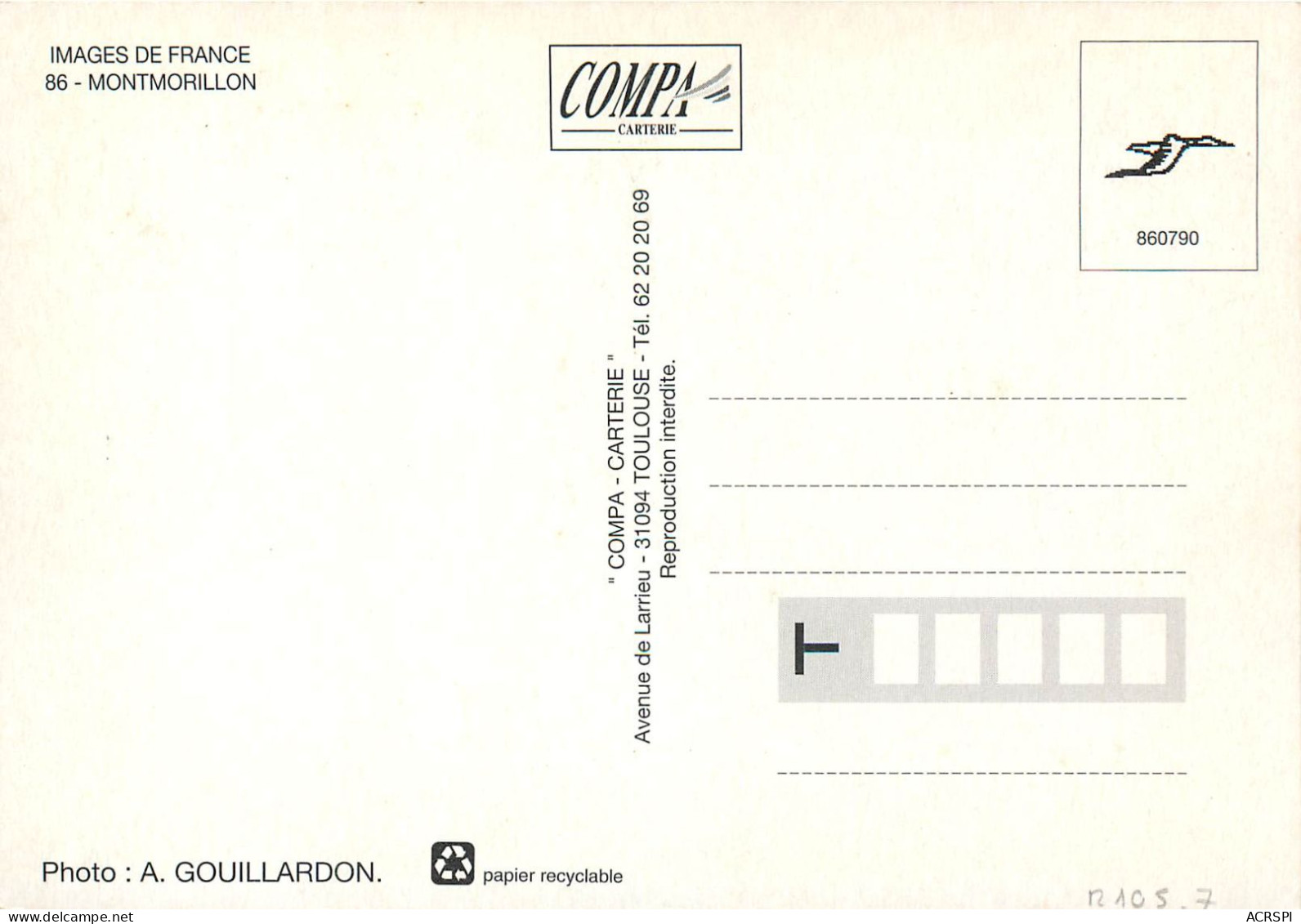 MONTMORILLON 15(scan Recto-verso) MC2430 - Montmorillon