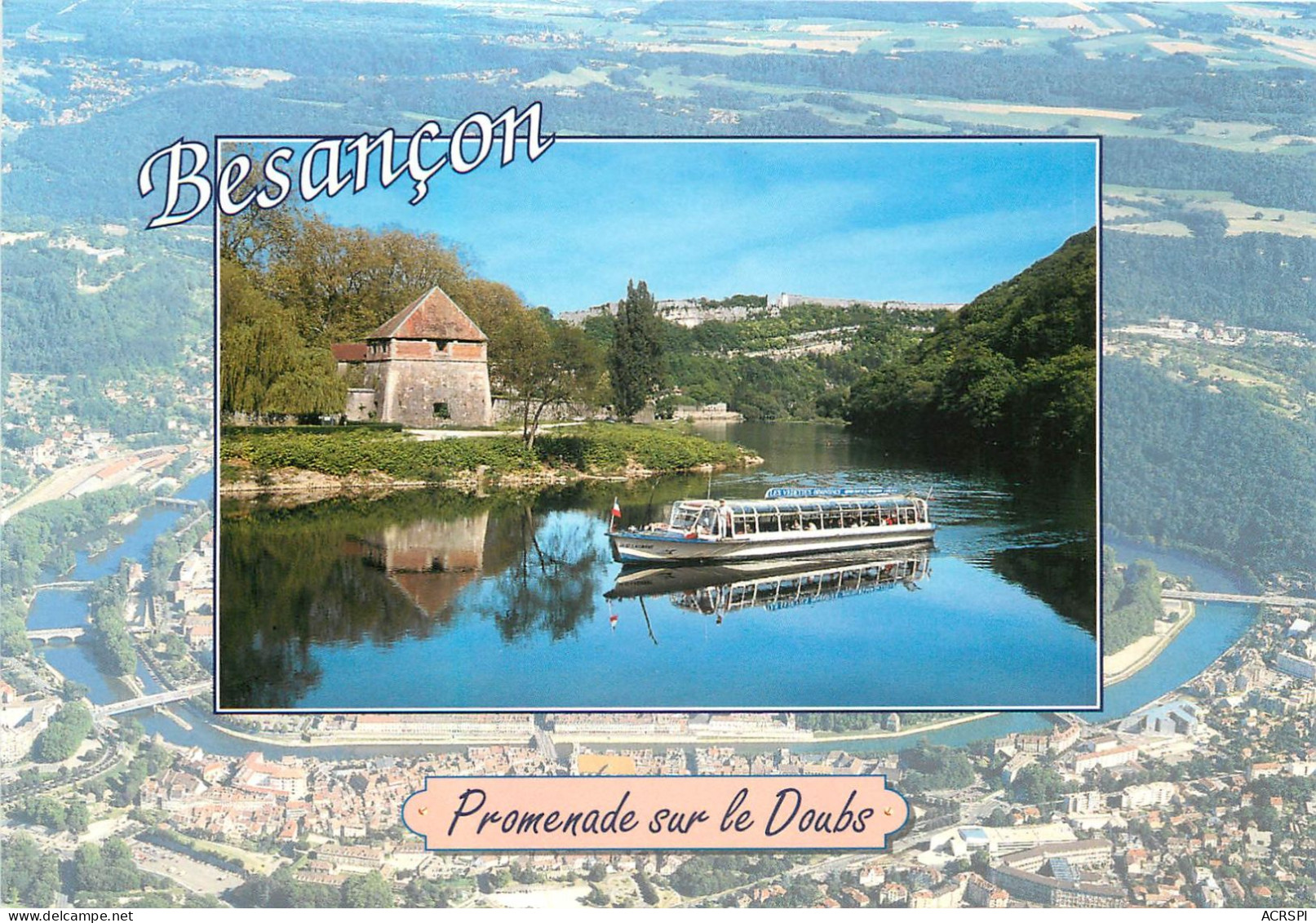 Besancon Bateau Sur Le Doubs 8(scan Recto-verso) MC2429 - Besancon