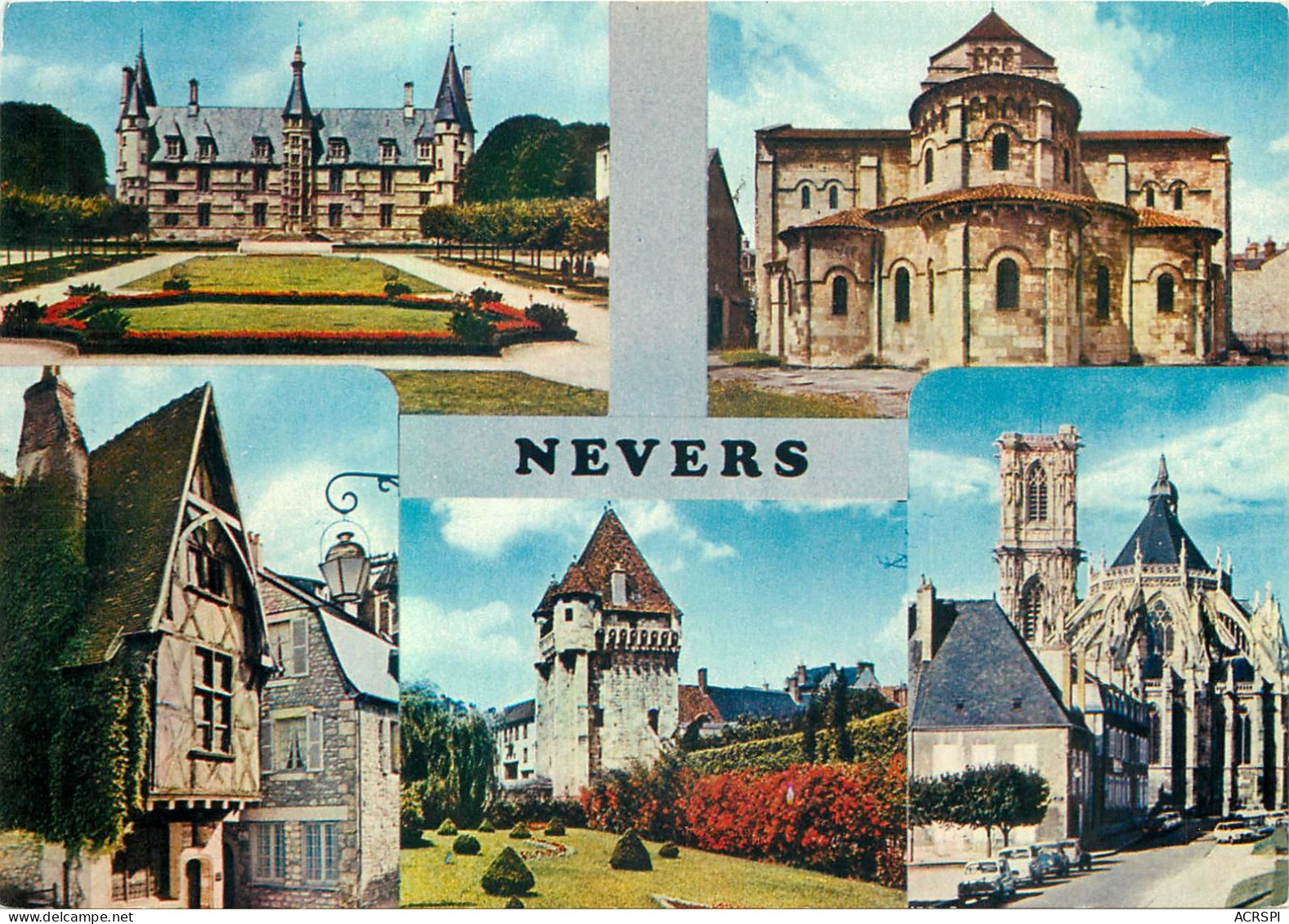 NEVERS Le Palais Ducal Eglise Saint Etienne 6(scan Recto-verso) MC2427 - Nevers