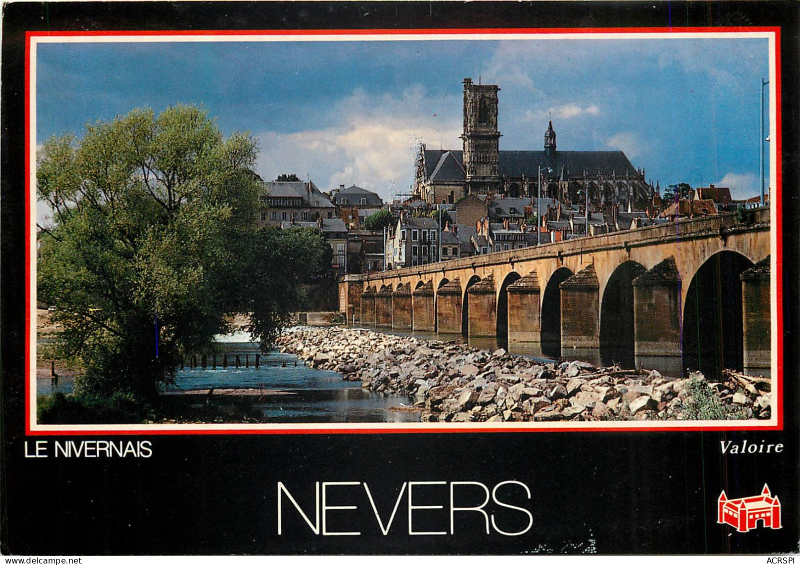 NEVERS Le Pont De Loire Et La Cathedrale Saint Cyr Et Saint Julitte10(scan Recto-verso) MC2427 - Nevers