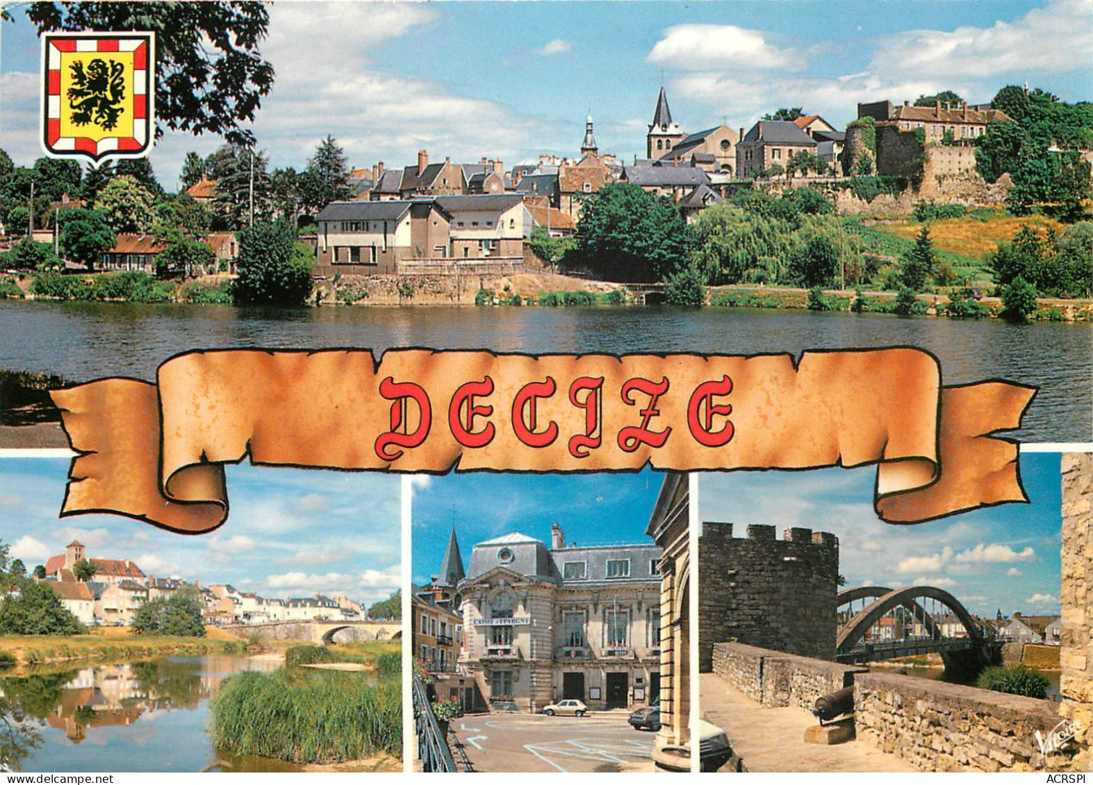 DECIZE La Loire Et Le Marquis D Ancre La Vieille Loire Et Le Couvent Des Minimes 9(scan Recto-verso) MC2423 - Decize