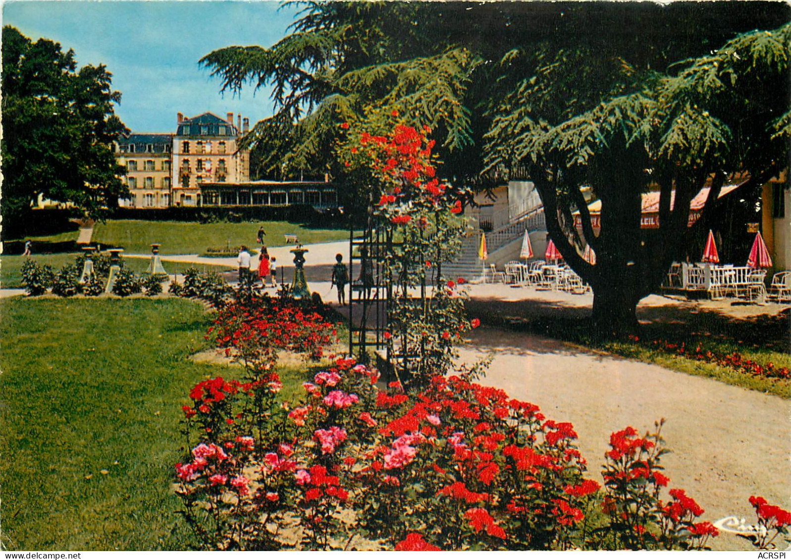 ST HONORE LES BAINS Le Parc Vers L Hotel Du Morvan 7(scan Recto-verso) MC2422 - Saint-Honoré-les-Bains