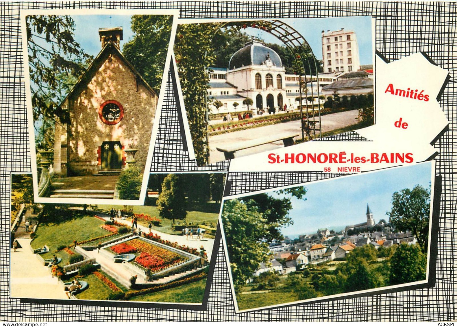 ST HONORE LES BAINS La Chapelle Du Parc L Etablissement Thermal Le Parc 5(scan Recto-verso) MC2422 - Saint-Honoré-les-Bains