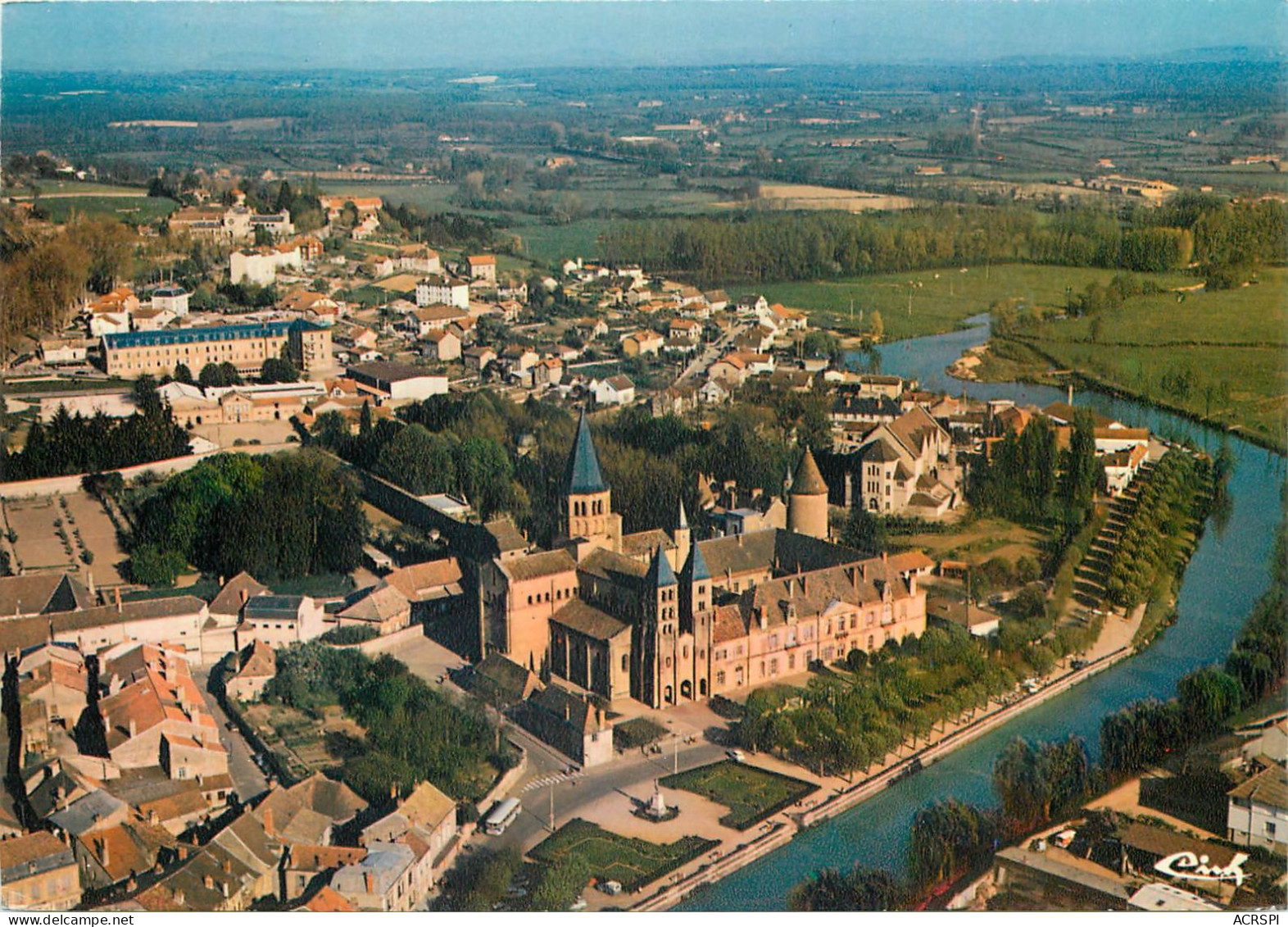 PARAY LE MONIAL Vue Generale Aerienne 30(scan Recto-verso) MC2457 - Paray Le Monial