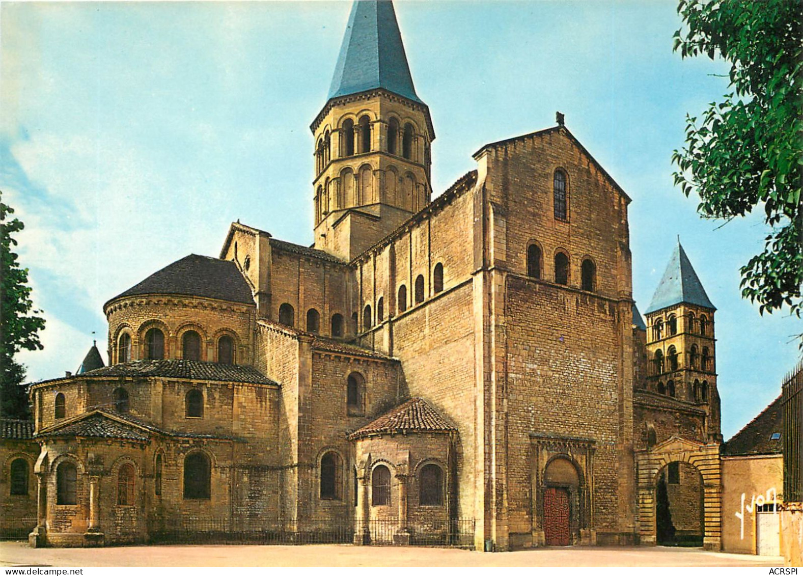 PARAY LE MONIAL La Basilique Et Son Abside 24(scan Recto-verso) MC2457 - Paray Le Monial