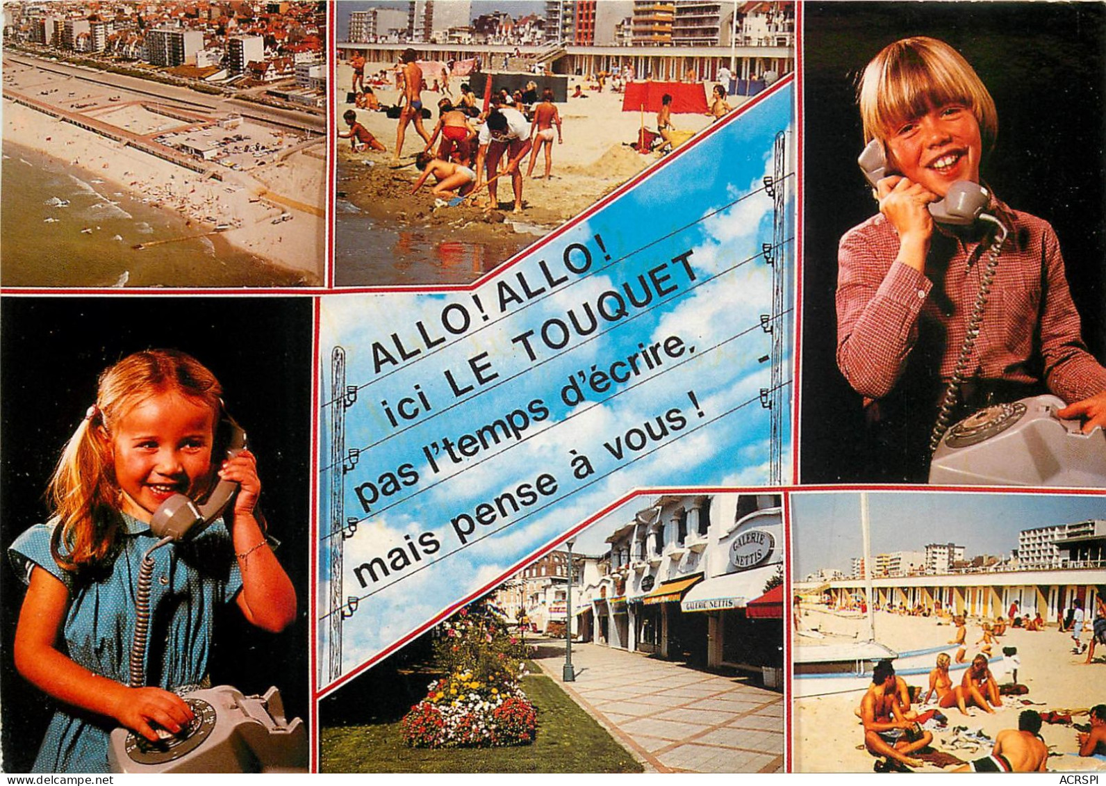 LE TOUQUET PARIS PLAGE Vue Generale La Plage 20(scan Recto-verso) MC2453 - Le Touquet