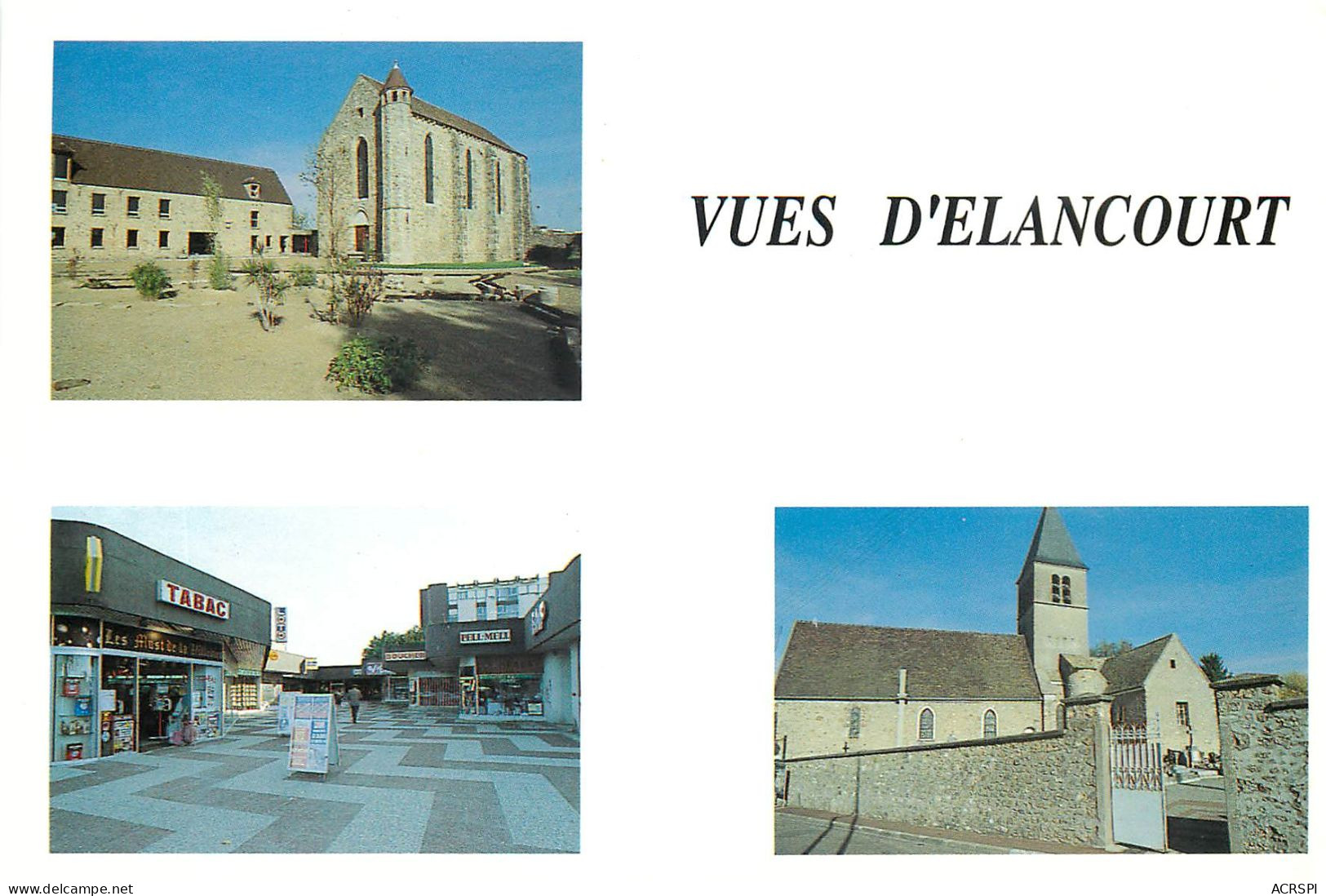Vues D ELANCOURT Commanderie Des Templiers 14(scan Recto-verso) MC2451 - Elancourt