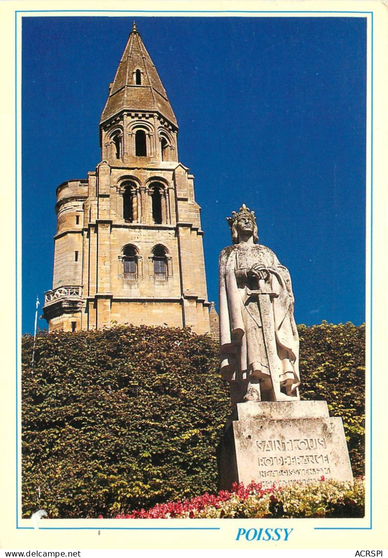 POISSY La Statue De St Louis 13(scan Recto-verso) MC2450 - Poissy