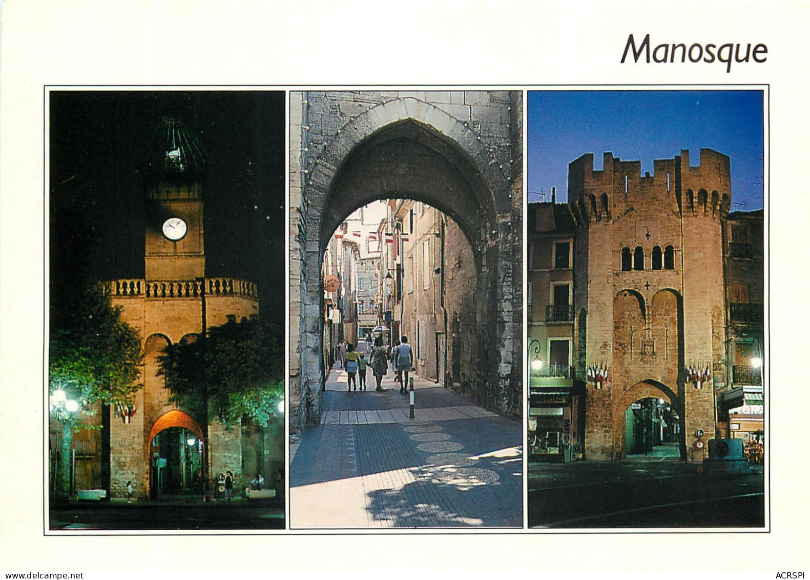 MANOSQUE Tour Et Porte Soubeyran 14(scan Recto-verso) MC2446 - Manosque