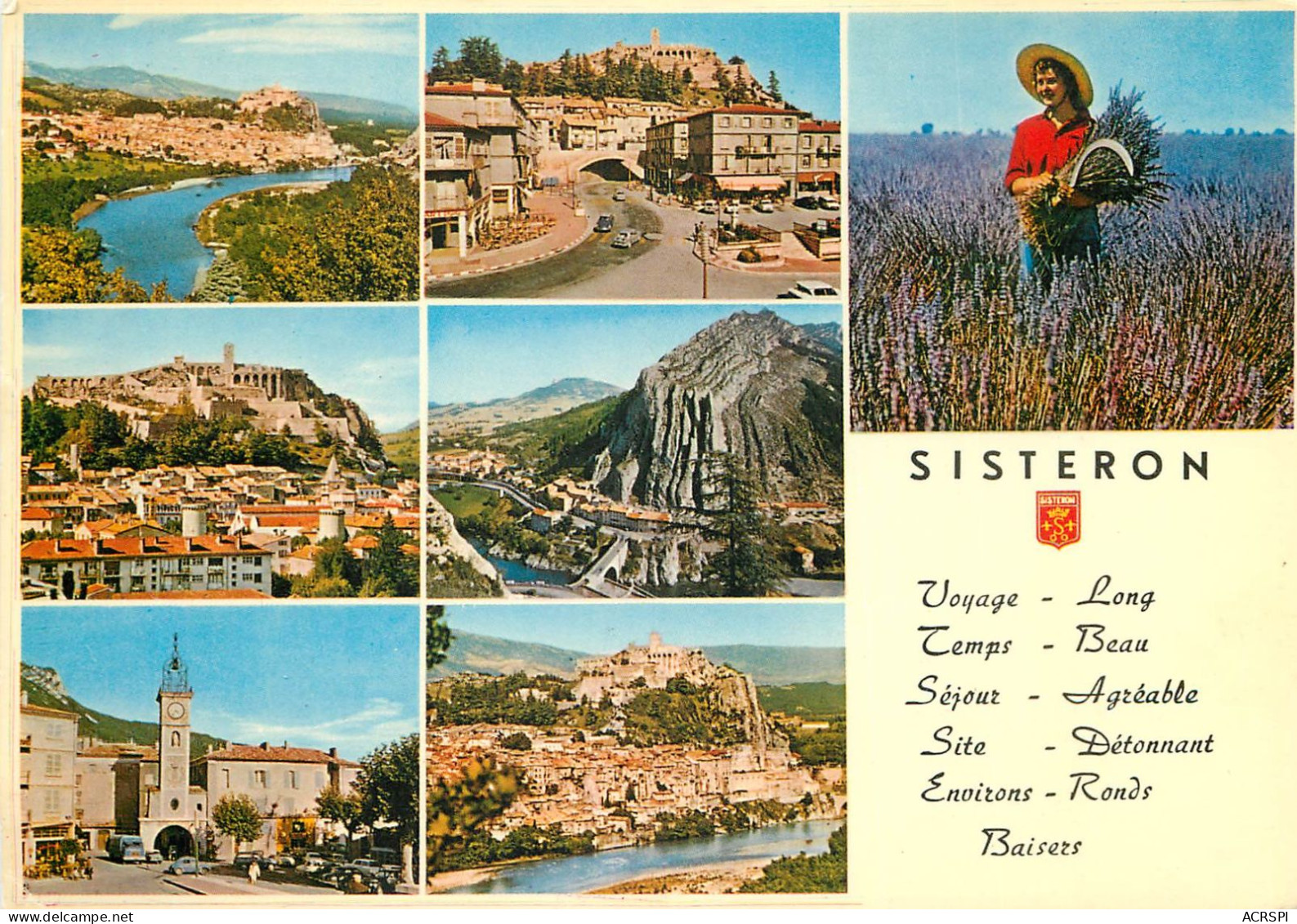 SISTERON Altitude 482 Metres 11(scan Recto-verso) MC2445 - Sisteron