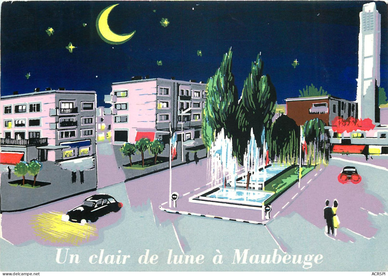MAUBEUGE La Place Des Nations  7(scan Recto-verso) MC2443 - Maubeuge