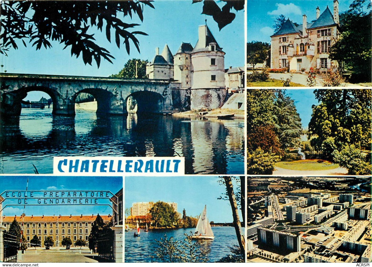 CHATELLERAULT Le Pont Henri IV Chateau Du Verger 30 29(scan Recto-verso) MC2442 - Chatellerault