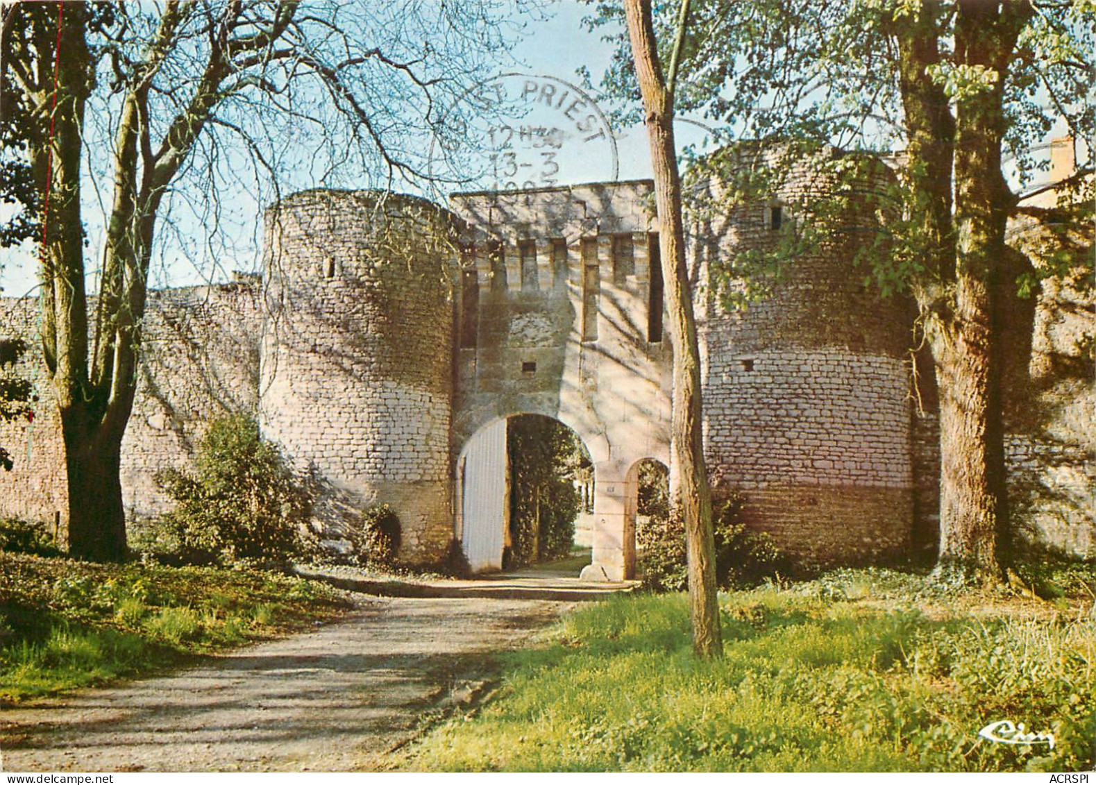 NEUVILLE EN POITOU Chateau De FURIGNY Porte D Entree Fortifiee 5(scan Recto-verso) MC2442 - Neuville En Poitou