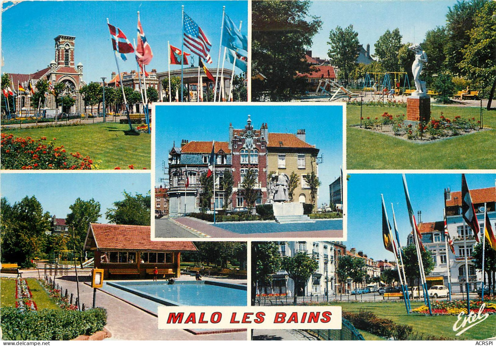 MALO LES BAINS La Place Turenne Le Square 98(scan Recto-verso) MC2441 - Malo Les Bains