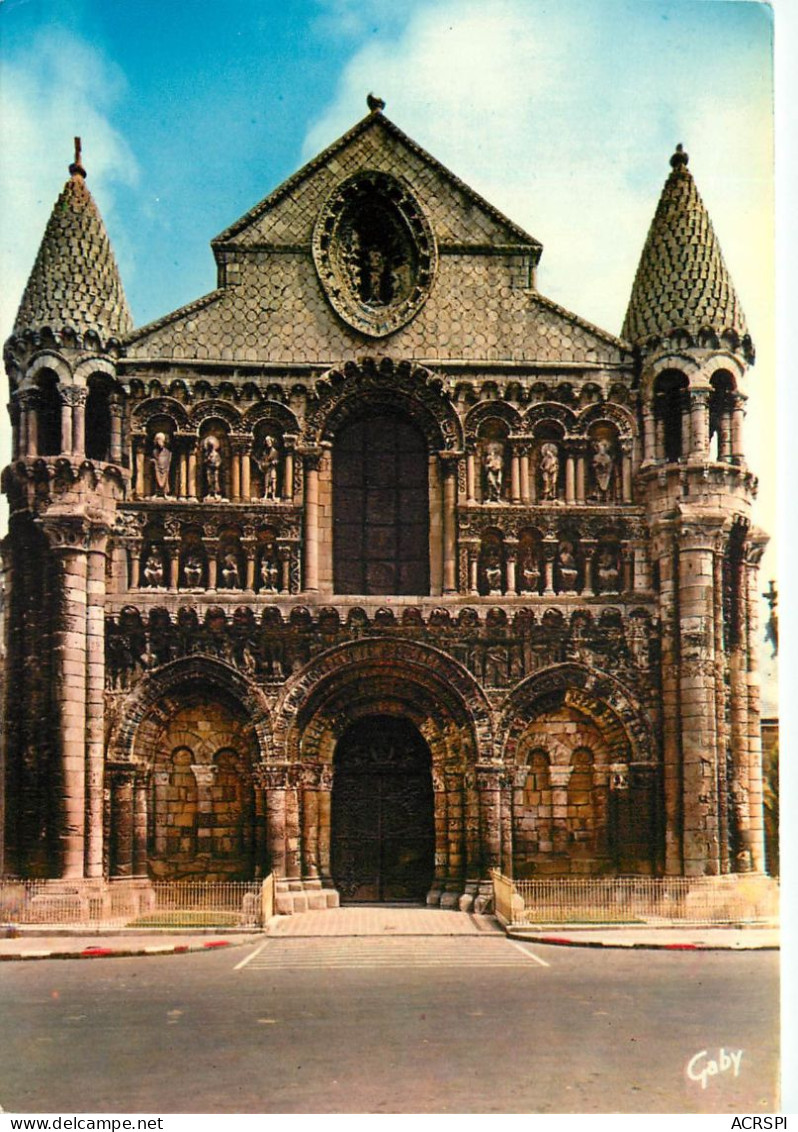 POITIERS Facade De L Eglise Notre Dame De La Grande 23(scan Recto-verso) MC2439 - Poitiers