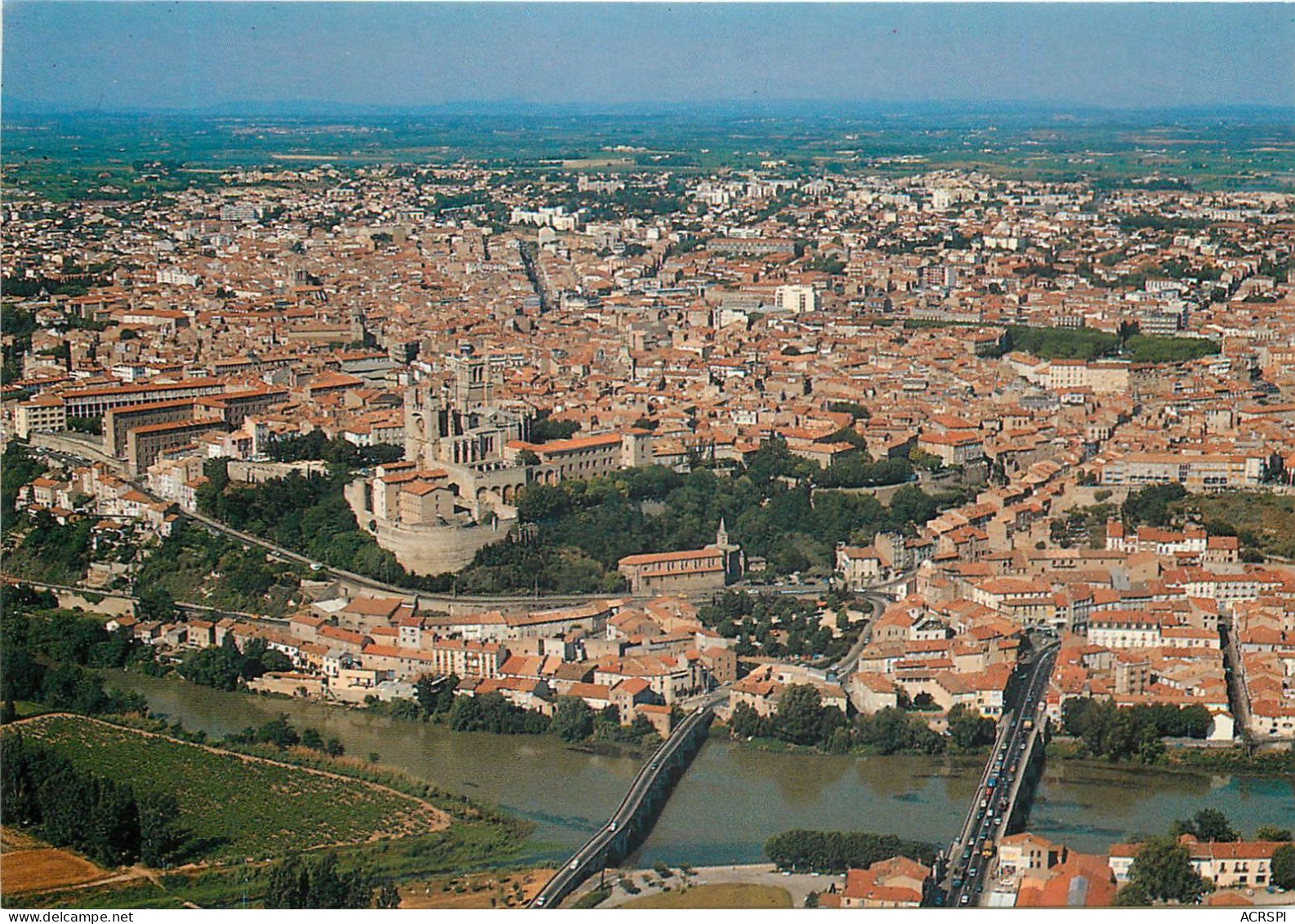 BEZIERS Vue Aerienne 19(scan Recto-verso) MC2477 - Beziers