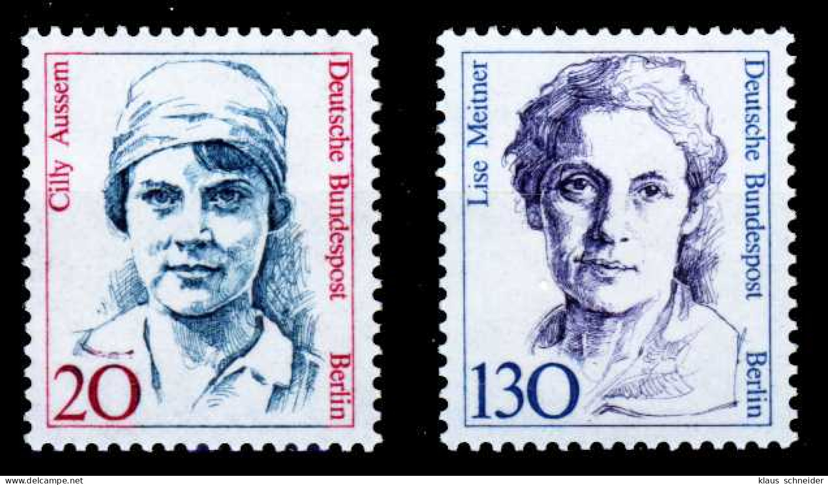 BERLIN DS FRAUEN Nr 811-812 Postfrisch S5F7CCA - Unused Stamps