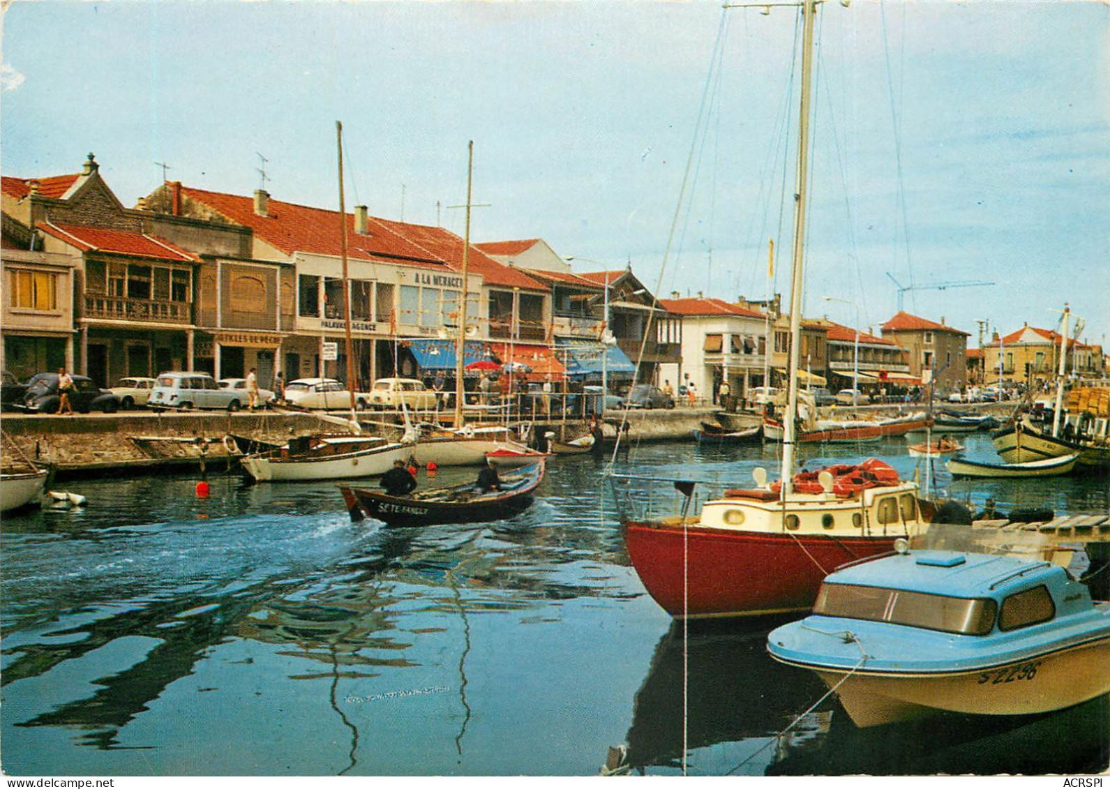 PALAVAS LES FLOTS Le Canal Rive Droite 1(scan Recto-verso) MC2476 - Palavas Les Flots