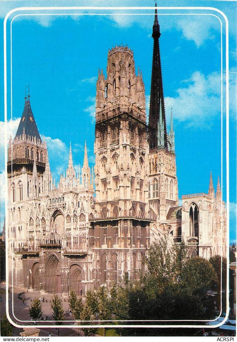 ROUEN  La Cathedrale De Rouen 6 5(scan Recto-verso) MC2474 - Rouen