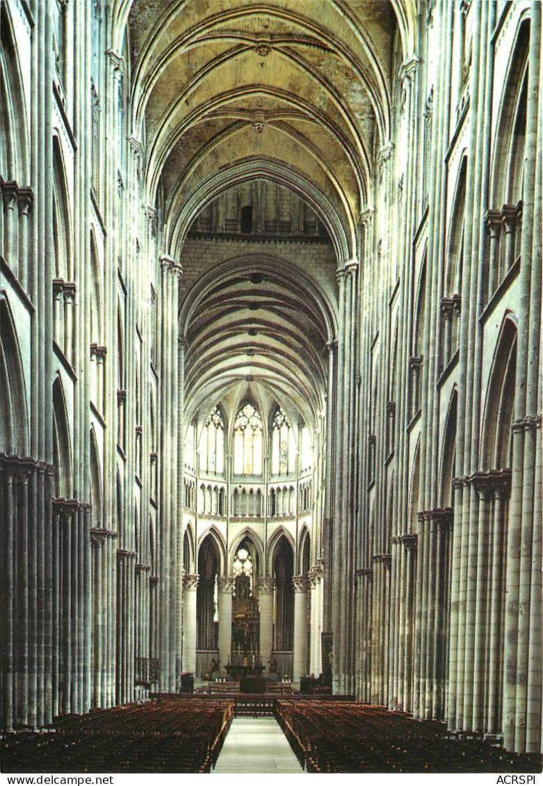 CATHEDRALE NOTRE DAME DE ROUEN La Nef 16(scan Recto-verso) MC2473 - Rouen