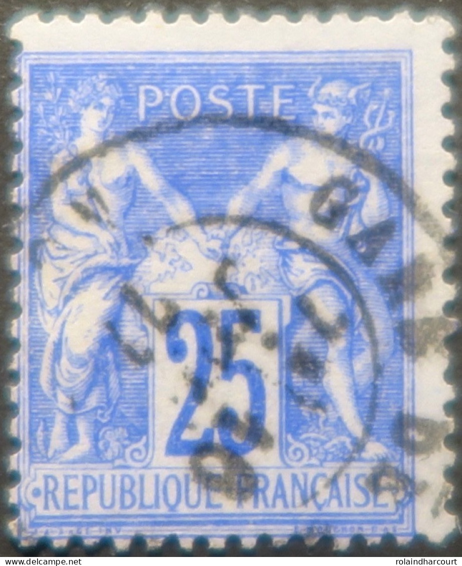 R1311/3039 - FRANCE - SAGE TYPE II N°78 Avec CàD De GARE 16 JUIN 1877 - 1876-1898 Sage (Tipo II)