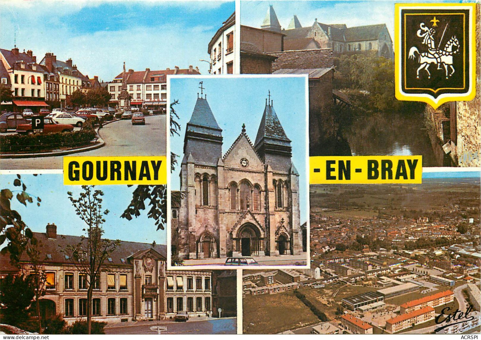 GOURNAY EN BRAY La Place Nationale L Epte 11(scan Recto-verso) MC2473 - Gournay-en-Bray