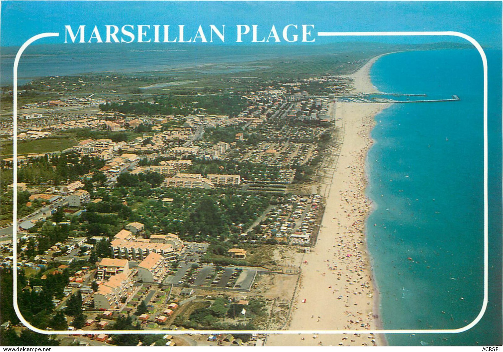 MARSEILLAN PLAGE Vue Aerienne 26(scan Recto-verso) MC2472 - Marseillan