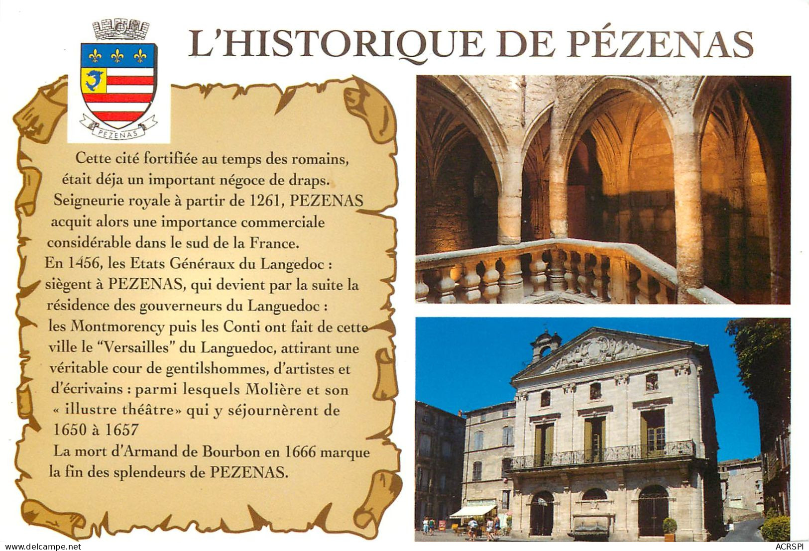 L Histoire De PEZENAS 1(scan Recto-verso) MC2472 - Pezenas