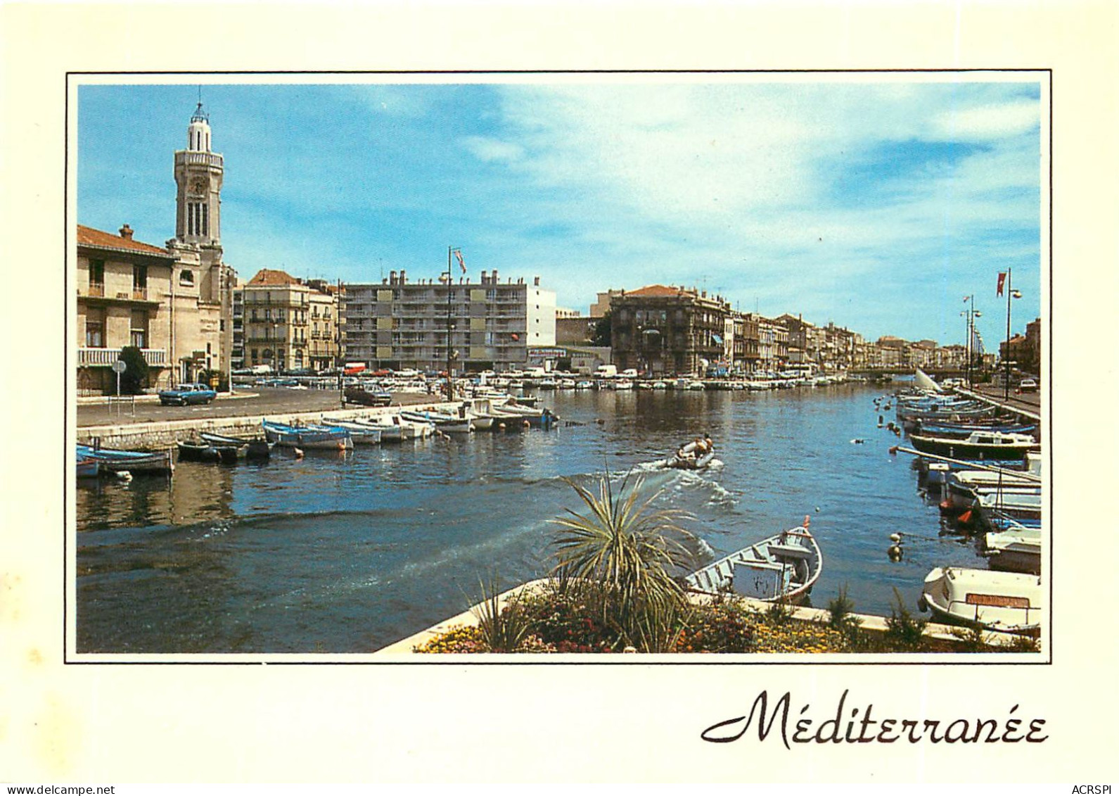 SETE La Venise Languedocienne Le Grand Canal Qui Relie L Etang De Thau A La Mer 17(scan Recto-verso) MC2470 - Sete (Cette)