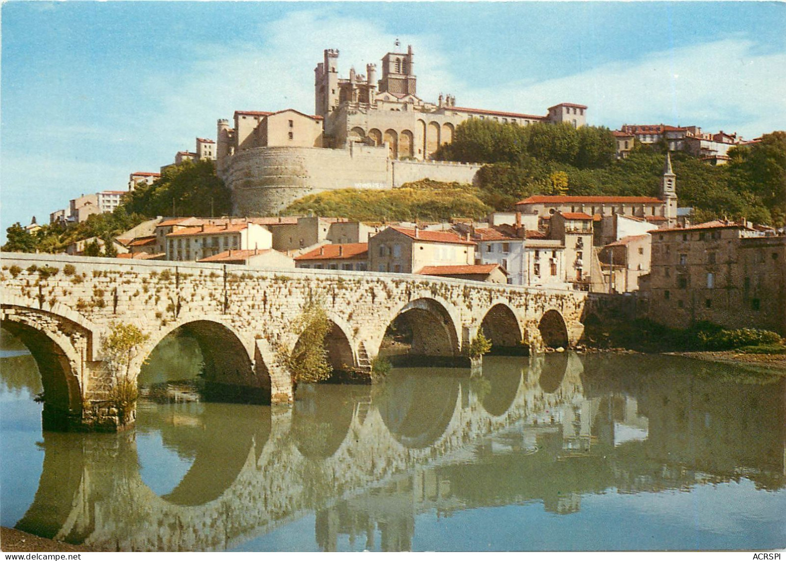 BEZIERS Le Vieux Pont Et La Cathedrale St Nazaire 13(scan Recto-verso) MC2470 - Beziers