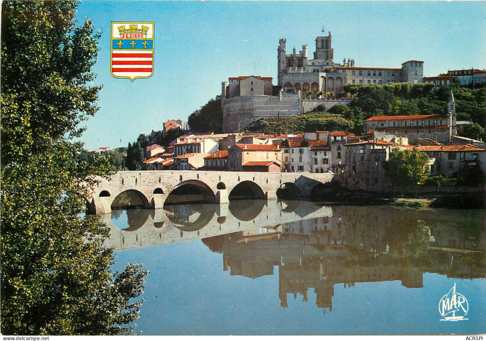 BEZIERS Le Pont Vieux Et La Cathedrale Saint Nazaire 10(scan Recto-verso) MC2467 - Beziers