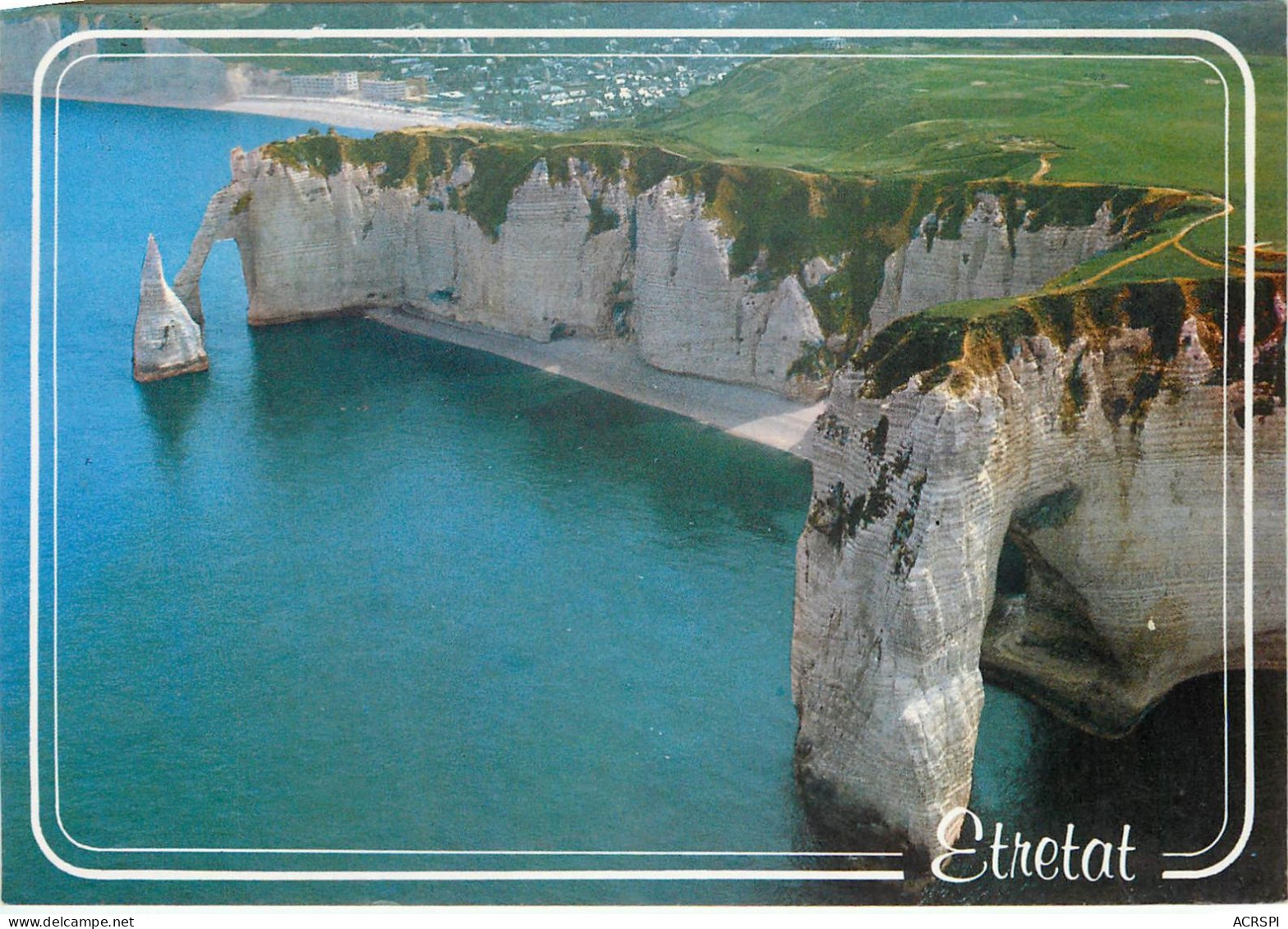 ETRETAT Les Falaises D Etretat Avec La Porte D Aval 11(scan Recto-verso) MC2465 - Etretat