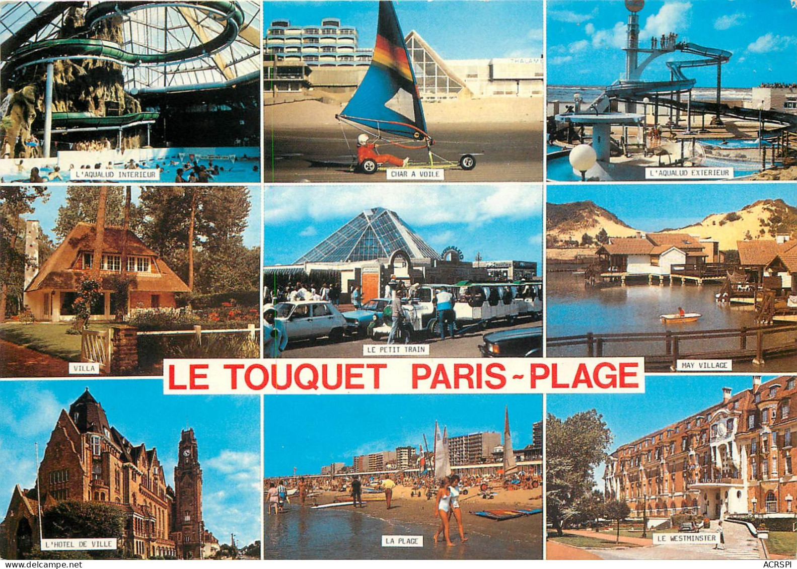 LE TOUQUET PARIS PLAGE Aqualud Interieur 25(scan Recto-verso) MC2461 - Le Touquet