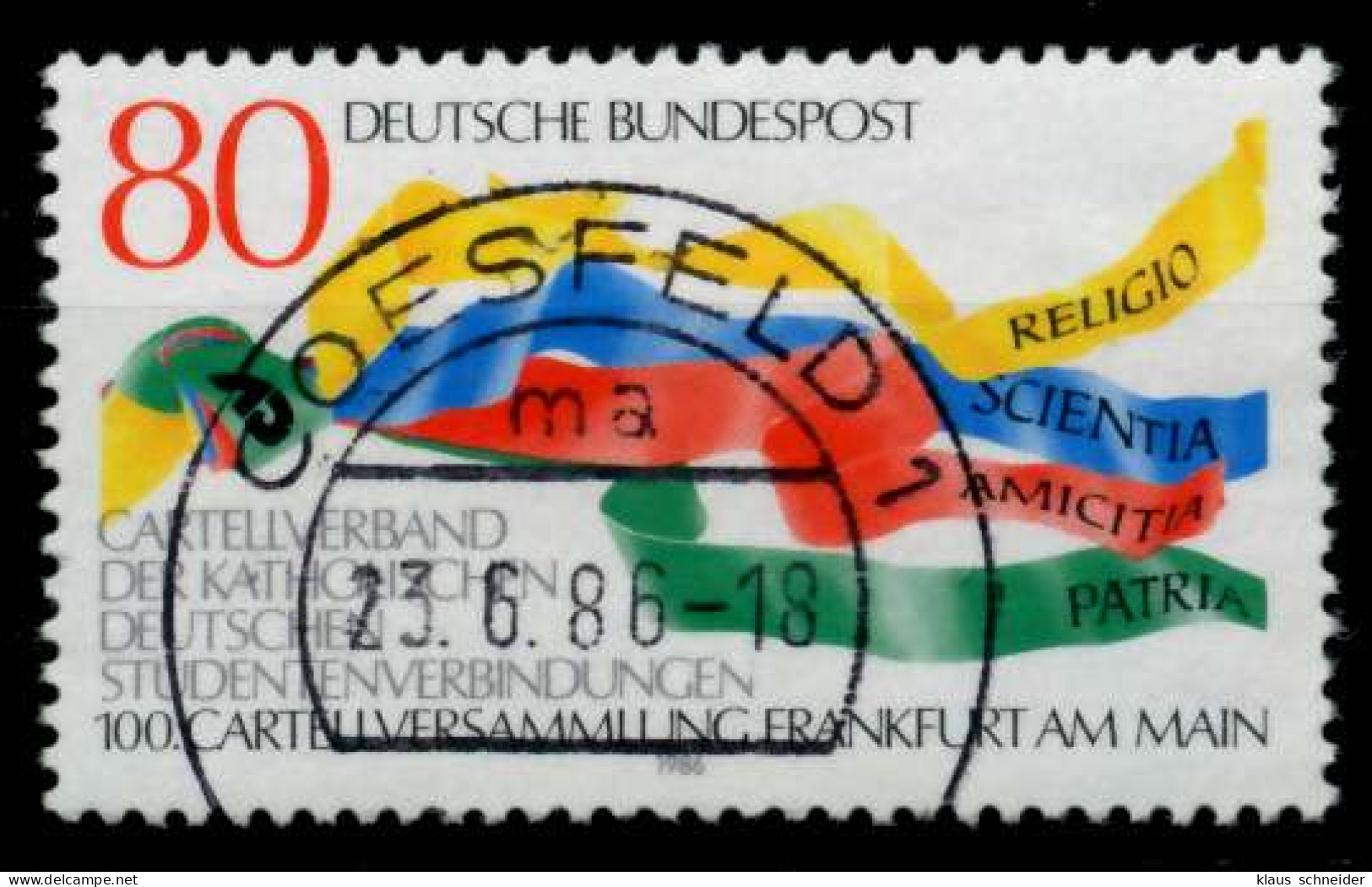 BRD 1986 Nr 1283 Zentrisch Gestempelt X898C72 - Used Stamps